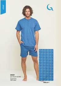 MEN'S PAJAMAS S/M U65007 Tellini S.r.l. Wholesale Clothing